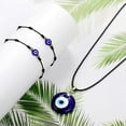 thumbnail image 3 of Evil Eye Necklace with Evil Eye Bracelet Protection Evil Eye Jewelry Set for Men, 3 of 5