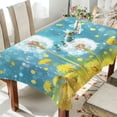 thumbnail image 4 of Ryvnso Dandelion and Bee Rectangle Table Cloth Tablecover Dinning Tablecloth 54"x54", 4 of 8