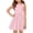 Pink, variant on Irregular Polka Dot A-Line Sundress for Girls Sleeveless Round Neck Short Dress with Gathered Waist Summer Beach Flared Dress