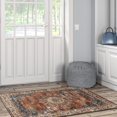 thumbnail image 4 of Foster 3' x 5' Washable Accent Rug, Russet and Ivory, 4 of 7