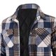 thumbnail image 3 of Ceisia Men's Warm Casual Plaid Button Down Lapel Long Sleeve Shirt Jacket Classic Fashion Daily Outerwear Tops Gift, 3 of 6