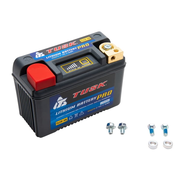 TUSK Lithium Pro Battery TLFP-9R for Kawasaki Ninja ZX-6R KRT