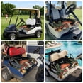 thumbnail image 6 of Golf Cart Seat Covers for 2 Seater,Spring Mushrooms Microfiber Cart Seat Towel Blanket,Farmhouse Pastoral Botanical Stars Rustic Absorbent NonSlip Bench Seats Protector for Golf Course 51"x31", 6 of 9