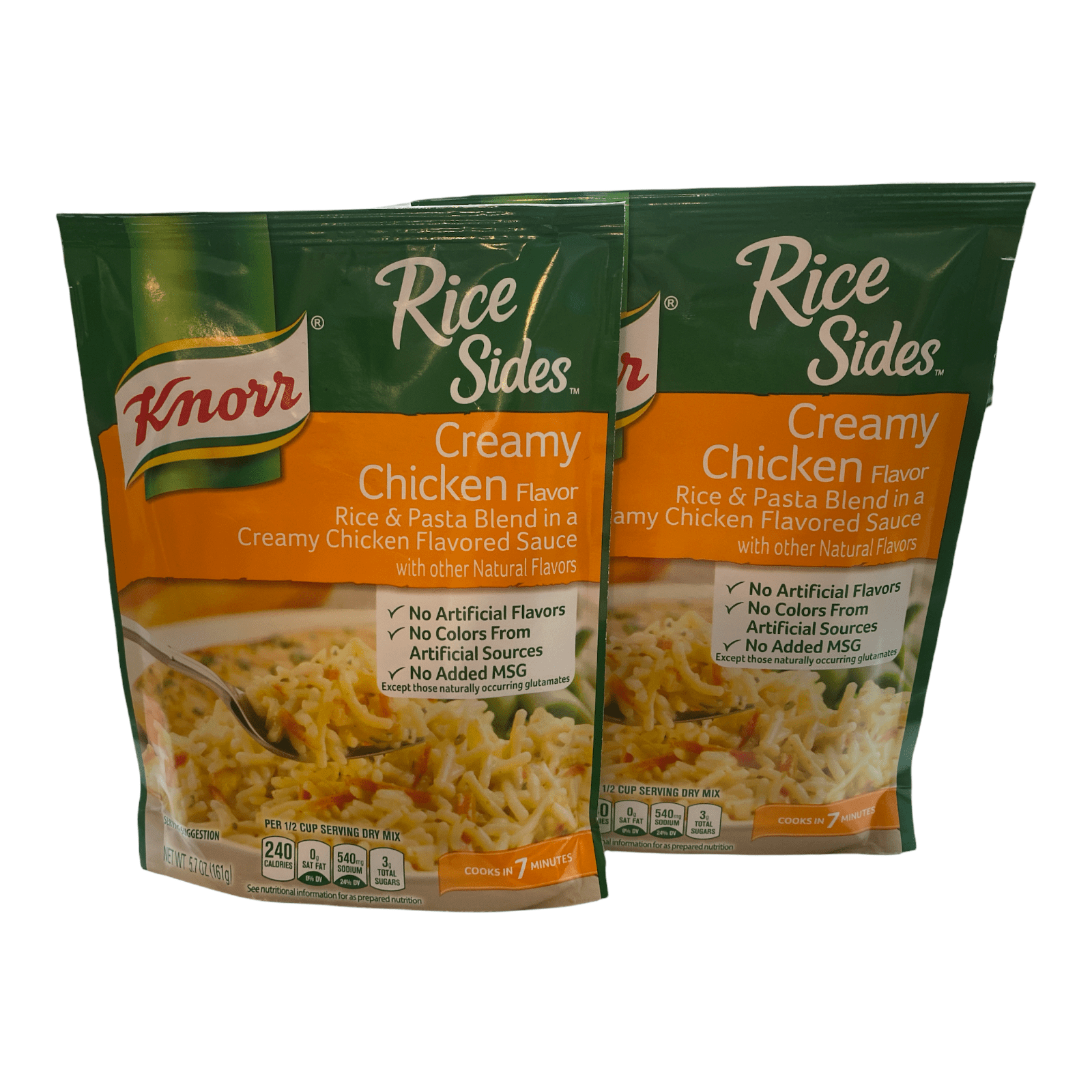 Knorr Rice Sides Creamy Chicken Flavor Rice & Pasta 5.7 oz Each Pack Of 2