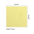 thumbnail image 2 of Unique Bargains 200 Sheets 6x6 Inch Origami Paper Double Sided Light Yellow Square Sheet for Art Craft Project, Beginners, 2 of 5