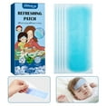 thumbnail image 4 of 5Pcs/Box Cooling Patch Rapid Effect Wear-resistant Long Lasting Odor Free Safe Quickly Reduce Heat Gel Transparent Film Rapid Cooling Refreshing Patch for Kids, 4 of 8