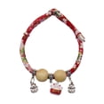 thumbnail image 5 of Collar rosa para gatos con cascabel, collar de madera de abeto, collar antiahogo ajustable, adecuado para gatos y otras mascotas pequeñas (XS: 3 kg-7 kg)., 5 of 5