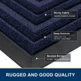 thumbnail image 4 of Buganda Heavy Duty Door Mats, Non Slip Waterproof Rubber Doormats for Outdoor and Indoor, Low Profile Dirt Trapper Entry Rugs, 34"x59", Navy, 4 of 8