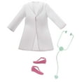 thumbnail image 5 of Barbie Doctor Fashion Doll Dressed in Doctor Coat with Curvy Shape & Medical Accessories, 5 of 6