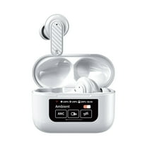 Hiroekza Ear Buds Wireless Bluetooth Earbuds Wireless Bluetooth Earphones with Touchable LED Color Screen Reduction High Battery Life Bluetooth 5.4 Stereo Sound Effect Wireless Earbuds