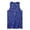 Dark Blue, variant on Kids Y‑Back Athletic Tank Top, Boys Girls Breathable Summer Sports Sleeveless Shirt