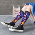 thumbnail image 3 of Lsque Cute Flat Hand Drawn Fishes Printed Crew Socks Men's Women's LightWeight Thin Casual Calf Socks ,Knee High Socks,Cotton Socks, 3 of 9