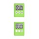 thumbnail image 2 of Bearachild Temporizador digital de cocina Cocinar Estudiar Reloj de cuenta regresiva Pantalla LCD Alarma Gadget de cocina, Verde Verde 2piezas Bearachild CBP143375, 2 of 6