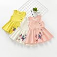 thumbnail image 2 of Girls Summer Dress Sleeveless Printing Casual Dress Girl Print Dress, Sleeveless Casual Floral Sundress, 2 of 2