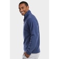 thumbnail image 3 of DailyWear Mens Polar Fleece Quarter Zip Pullover Sweaterr Denim, XLarge, 3 of 4