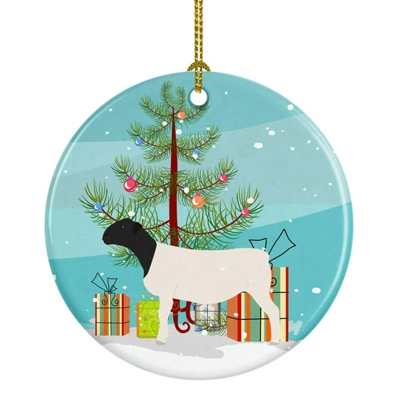 Dorper Sheep Christmas Ceramic Ornament