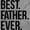 Sport Grey, variant on Best Father Ever Dad Fathers Day Men's Graphic T Shirt Tees Brisco Brands S