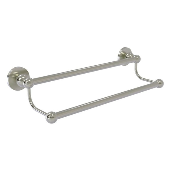Bolero Collection 18-in Double Towel Bar in Satin Nickel