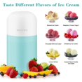 thumbnail image 2 of Secura Mini máquina para hacer helados para helado, sorbete, yogur helado, máquina para hacer helados electrónica automática de 0,4 cuartos de galón con cuchara mezcladora y libro de recetas, casera r, 2 of 5