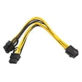 thumbnail image 2 of Cable divisor de alimentación PCI de 20cm, 6 pines a doble 8 pines, adaptador VGA PCI Express Likrtyny  Componentes de la computadora, 2 of 6