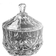 thumbnail image 1 of CHUANK Candy Dish with Lid Moisture Proof Candy Dish with Lid Luxurious Glass Storage Containers with Lids Style 10, 1 of 4