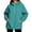 Mint Green, variant on Lightweight Zip Up Hoodie for Women Long Sleeve Hooded Jacket Quarter Zip Solid Color Windbreaker Pullover with Pockets