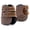 Brown, variant on Jeffers Uniquely English Fetlock Boots for Horses, Pair - Breathable Neoprene Horse Leg Protection for Equine Ankles & Lower Leg Support for High Impact Activity & Daily Use - Medium White