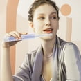 thumbnail image 2 of Wovilon Sound Rechargeable Toothbrush For Adults And Kids,Travel Toothbrush With 2 Brush Heads, Replaceable Battery,180 Days Of Battery Life, 2 of 7