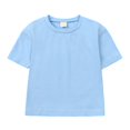 thumbnail image 6 of Girls 2 Piece Outfits Short Sleeve T Shirt and Drawstring Shorts Summer Clothing Sets Football Tracksuit Girls Summer Outfits Solid Color, 6 of 9