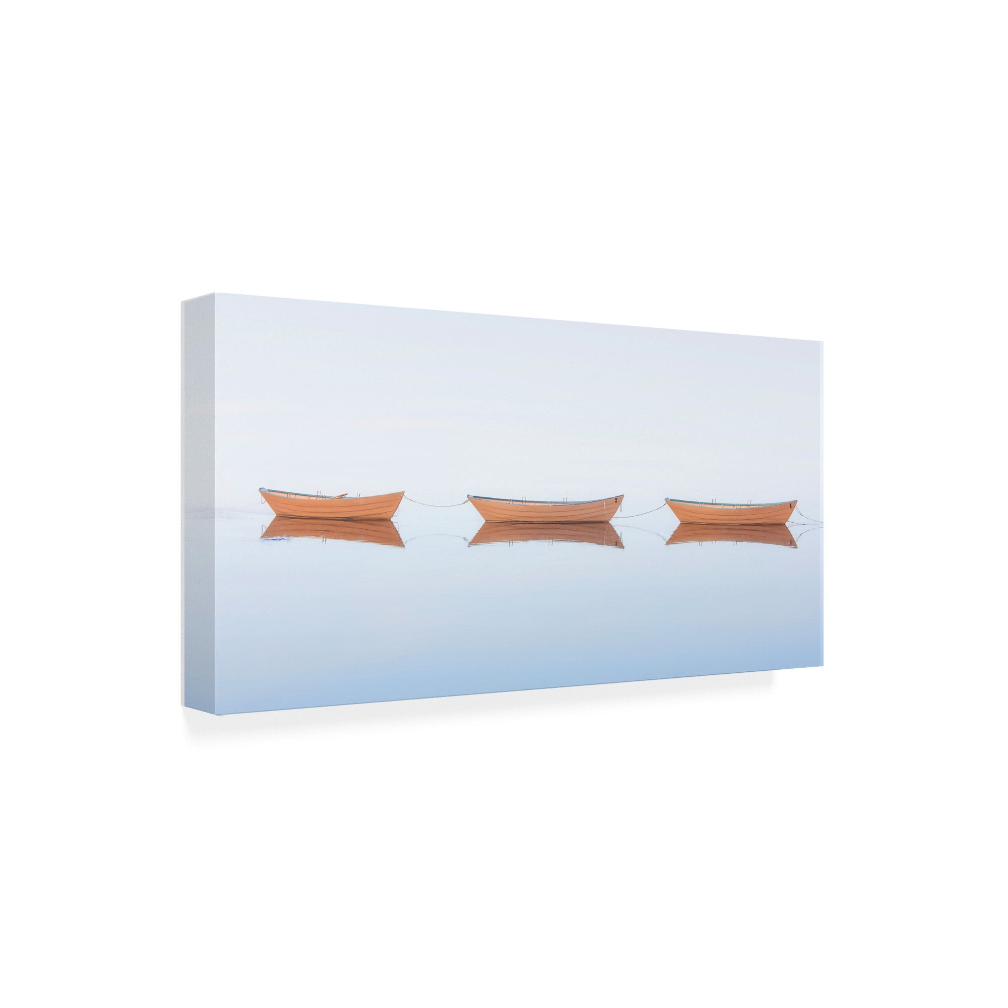 Trademark Fine Art 'Three Dories II' Canvas Art by Katherine Gendrea