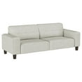 thumbnail image 5 of Dero 2pc Modern Sofa Set with Dark Brown Tapered Legs- Tufted Greige, 5 of 5