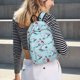 thumbnail image 5 of Balery Sailboats Anchors Mochila Clásica Impresa Básica para Viaje, Mochila Escolar Resistente al Agua, Mochila de Lona con Correas Ajustables-Medium, 5 of 5