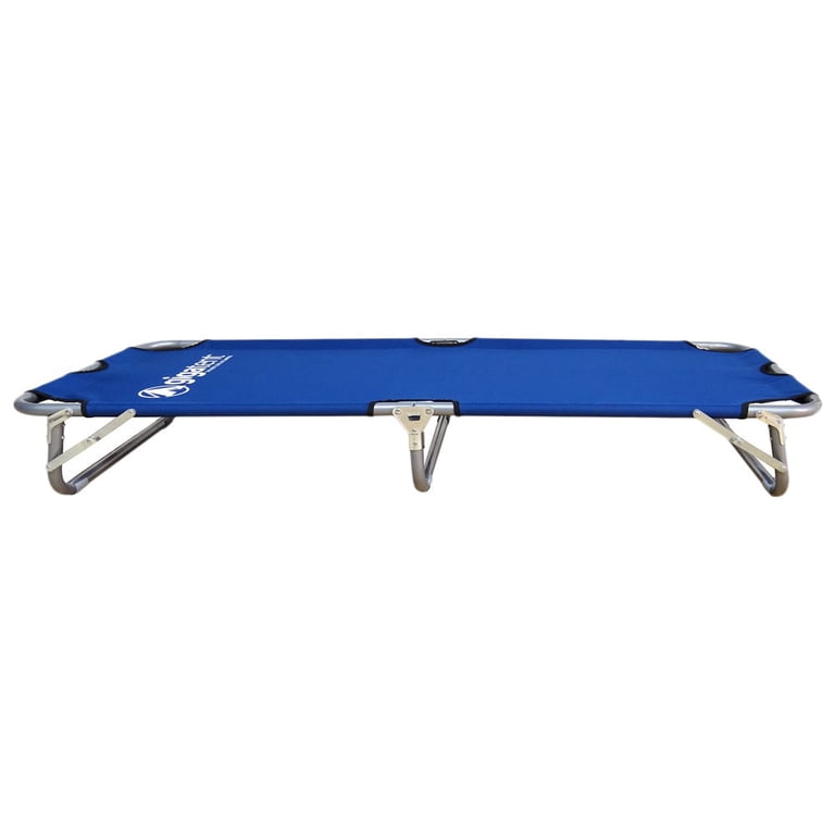 Zenpetio Kids Camping Cot With Safety Rails - Foldable Toddler Bed & Glow Blanket