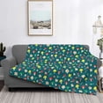 thumbnail image 2 of Naloa Mushrooms Flannel Fleece Throw Blanket for Bed Couch, Thick Blanket - All Seasons Suitable for Women, Men and Kids-80"x60", 2 of 6