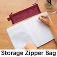 thumbnail image 4 of Bolsa portátil de malla con cremallera, organizador de papelería transparente de gran capacidad, bolsa multifuncional para cosméticos o monedas para viajes de oficina, 4 of 4