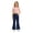A107 Navy, variant on Glisme Little Girls School Pants Flared Leg With Fleece Lined Fall Casual Girls Pants Size 5-6 Y