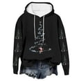 thumbnail image 5 of Craaazy Women's Christmas Holiday Cute Loose Long Sleeve Hoodie Sweatshirt Gifts, 5 of 5