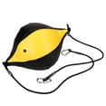 thumbnail image 2 of Gym Fitness Punching Training Tool Black and Yellow Double-End Boxing Ball, 2 of 8