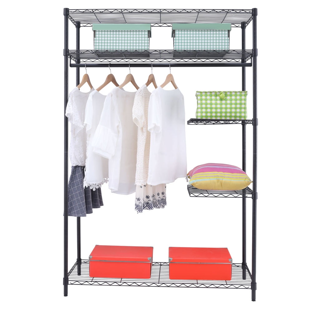 HeavyDuty Wire Shelving Garment Rack