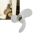 thumbnail image 4 of 3 Blades Outboard Propeller, R Rotation 50mm 7 1/4 X 6 -BS Boat Engine Propeller White Metal  For Marine Boat For Outboard Motor, 4 of 8