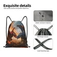 thumbnail image 4 of Sigee Lava Dragon for Drawstring Bag String Backpack for Sports, Gym, Swimming, Beach, Travel-Medium, 4 of 6