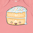 thumbnail image 4 of Inktastic Cute Smiling Cake with Confetti Sprinkles Boys or Girls Baby Bodysuit, 4 of 5