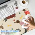 thumbnail image 4 of Long Mouse Pads for Desk,Colorful Funny Dachshund Desk Mats on Top Of Desks, Desk Mouse Pad Extra Large with 3mm Non-Slip Base and Stitched Edge for Gaming,Office,Work,Home 31.5"x11.8", 4 of 6