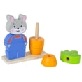 thumbnail image 6 of Spark Create Imagine Wooden Rabbit and Carrot Stacking Puzzle for Ages Eighteen Months and Older, 6 of 7