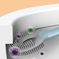 thumbnail image 2 of Cepillo de baño Injueey silicona ABS azul, 2 of 6