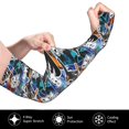 thumbnail image 2 of Sikiie colorful snow board Cooling Sun Sleeves Arm Sleeves for Men & Women Protection Sleeves Long Arm Cooling Cover Sleeves, 2 of 7