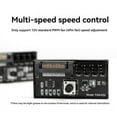 thumbnail image 4 of PWM Fan Speed Controller High Power DC Power 4Pin Fan Governor NAS Server Fan Speed Control 4-Way PWM Fan Governor, 4 of 7