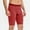 Red, variant on Mens Athletic Running Shorts, ZHUGeLI Men's Solid Color Fitness Training Breathable Sports Leggings