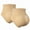 Beige-Beige,2 pack, variant on Womens Shapewear Butt Lifter Padded Control Panties Body Shaper Brief
