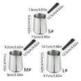 thumbnail image 5 of Milk Steaming Frothing Pitcher Stainless Steel Nonstick Milk Jug Pull Flower Cup Perfect for Coffee Cappuccino Latte Art, 5 of 15